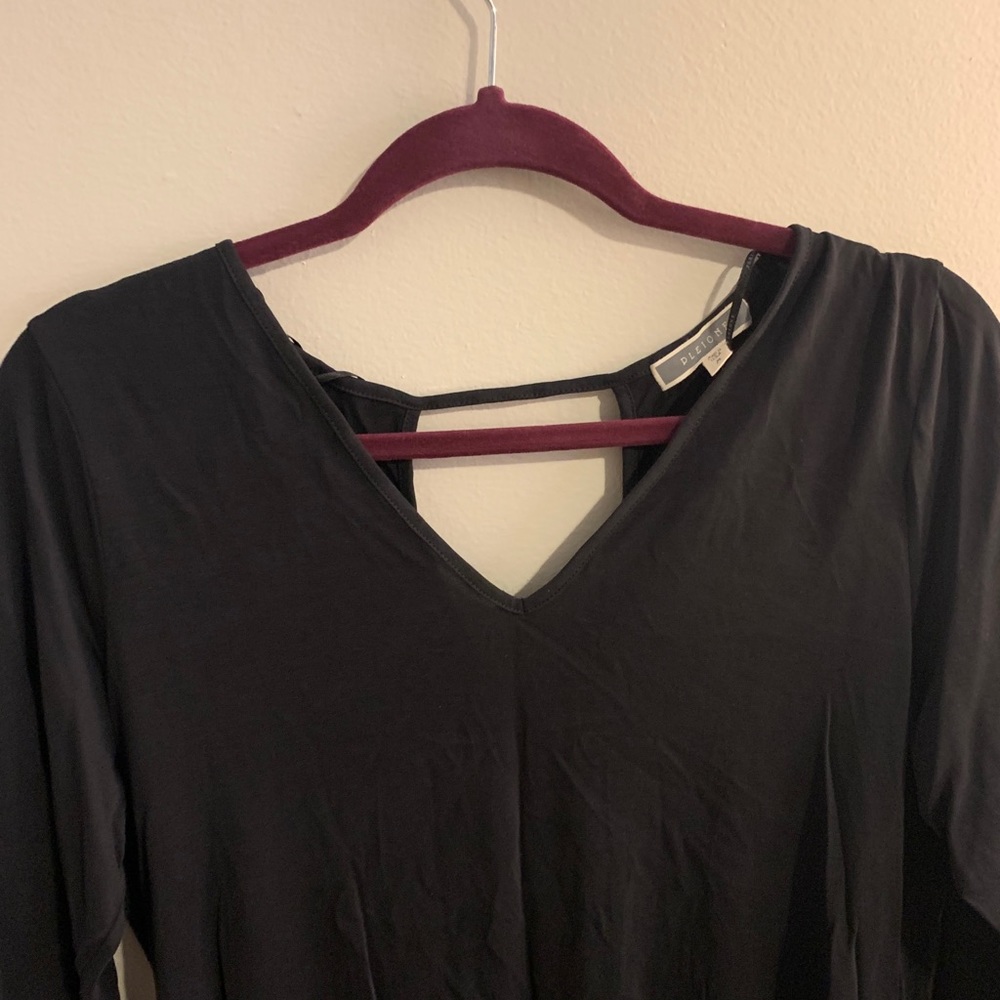 Pleione black tunic
